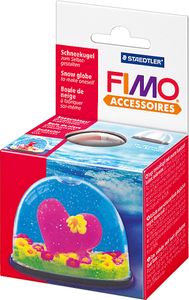 FIMO Schneekugel oval Maße: (B)70 x (T)52 x (H)55 mm