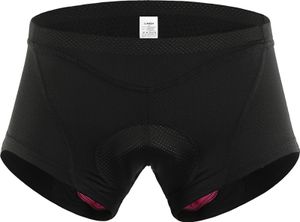 Damska bielizna kolarska z wkładką żelową 3D - czarne spodenki w rozmiarze EU L, idealne do MTB i jazdy na rowerze