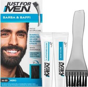 Just For Men Moustache & Beard Color Bartfarbe M55 Black Just For Men Moustache & Beard Color Bartfarbe M55 Black