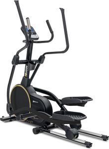 Hop-Sport HS-250CF Jucon Gold Crosstrainer für zuhause bis 150kg – klappbarer Ellipsentrainer mit App Steuerung, 12 Programmen, 24 Schwungmasse