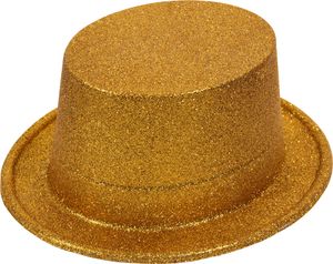 Zylinder Hut  für Karneval , Variante wählen:Glitzer gold