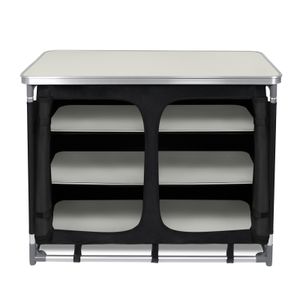Sessamen-LP Outdoor Küche Campingküche Klappbar Campingschrank Mobile Außenküche mit Transporttasche, Type C