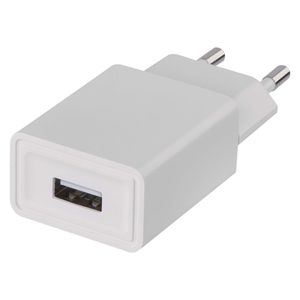 EMOS USB-Ladegerät, Ladeadapter mit 1 Ausgang, USB-Netzteil Basic mit 1A Ausgangsstrom, V0122
