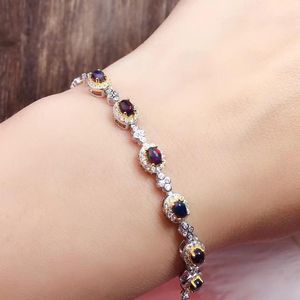 Geschenk Natürlicher und echter Opal Kettenarmband Natürlicher echter Opal 925er Sterlingsilber Edler Schmuck