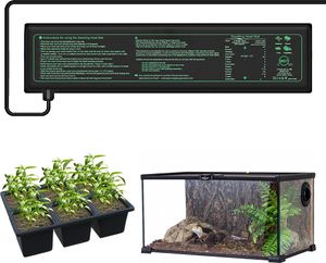 Heizmatte für Sämling Germination Pflanzen Anzucht Wärmeplatte Wasserdicht Wärmematte Gewächshaus Hydroponischer Reptil Heizkissen, 52x10cm Heizmatte für Sämling Germination Pflanzen Anzucht Wärmeplatte Wasserdicht Wärmematte Gewächshaus Hydroponischer Reptil Heizkissen, 52x10cm