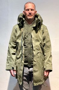 Ten c Fishtail Parka Green Forest