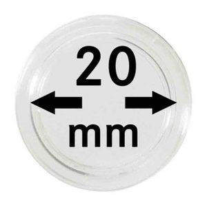 Lindner 2250020P Münzkapseln 20 mm-10er Pack