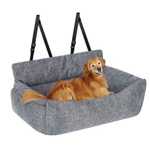 Freetoo Hunde-Autositz 2-in-1 Autositz und Bett für Hunde, 90*40*21cm Hundesitz, Geeignet für Alle Arten von Autos, Multifunktionales Hundebett