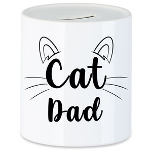 Cat Dad Spardose Katzen-Papa Geschenk Katzenliebhaber Katzenbesitzer Katzen Kätzchen