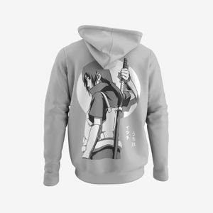 Bluza męska z kapturem Itachi Ushia Sharingan Hoodie Anime Streetwear Sasuke Naruto Shippuden