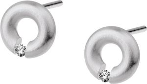 Ohrstecker - Edelstahl - Kreise mit Brillanten