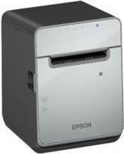 TM-L100 - Thermodirektdrucker für trägermaterialfreie Etiketten, USB + Ethernet + Lightning + Bluetooth, schwarz