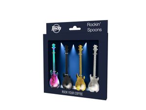 Winkee Rocks - Rockin' Gitarren Löffel 4er Set