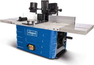 Scheppach Fräsmaschine HF60 | 230V 1500W | Spannzangen 6/8/12mm | Spindelhöhe max. 40mm | 11500 bis 24000 min-1 | inkl. Tischverbreiterungen Scheppach Fräsmaschine HF60 | 230V 1500W | Spannzangen 6/8/12mm | Spindelhöhe max. 40mm | 11500 bis 24000 min-1 | inkl. Tischverbreiterungen