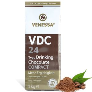 VENESSA VDC24 Trinkschokolade 1kg Instant Kakaopulver 24% Kakaoanteil Automatengeeignet