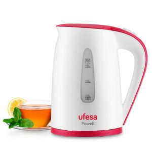 Ufesa Powell, 1,7 l, 2200 W, Pink, Weiß, Wasserstandsanzeige