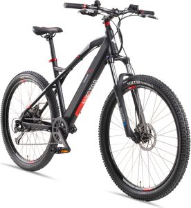 Telefunken E-Bike M924 27,5 Zoll mit 9 Gang Shimano Kettenschaltung, Mountainbike, Hinterradmotor 250W / 36V Li-Ion Akku