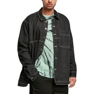 Kšiltovka Urban Classics Oversized Trucker Jacket black raw - M