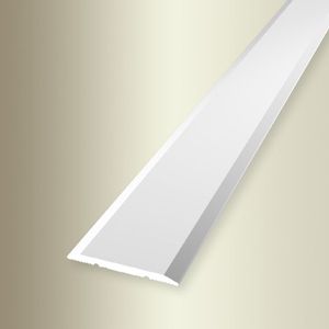 PROVISTON | Übergangs- & Ausgleichsprofil | Aluminium | 25 x 1000 mm | Weiß | Bodenprofil | Metallprofil | Übergangsschiene