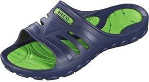 dunkelblau/Grün Uni Flip Flops Größe 38