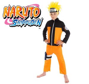 Naruto Shippuden Kostüm inkl. Perücke für Kinder