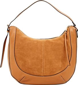 ESPRIT Leder Schultertasche Brooke Hobo Bag Rust Brown braun ESPRIT Leder Schultertasche Brooke Hobo Bag Rust Brown braun