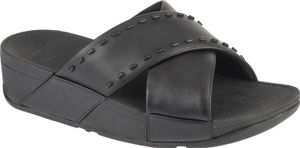 FitFlop Lulu Rubber-Stud GB2-001, Papuče do kúpeľa, Dámske, Čierna, Veľkosť: 38,5