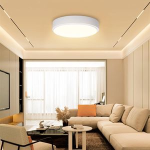 LED Deckenleuchte Warmweiß 12W Deckenlampe Metall Platine 3000K 600lm für Küche Korridor Büro Schlafzimmer Esszimmer Wohnzimmer [Energieklasse A+]
