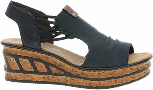 Sandały damskie Rieker 68175-14 blau 38 Sandały damskie Rieker 68175-14 blau 38