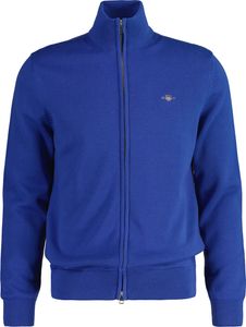 Gant Herren Strickjacke Casual Zip Cardigan mit Reißverschluss
