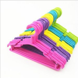 100x Kinder Kleiderbügel kunststoff Kleiderbügel Hangers Aufbewahrung Kleiderbuegel (5 farbe）