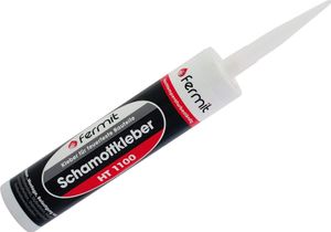 Fermit Schamottkleber HT 1100 - Kleber für feuerfeste Bauteile 310 ml