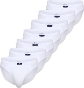 TOM TAILOR Herren Slips, 7er Pack - Mini-Slip, Briefs, Pure Baumwolle, Jersey, uni Weiß XL TOM TAILOR Herren Slips, 7er Pack - Mini-Slip, Briefs, Pure Baumwolle, Jersey, uni Weiß XL