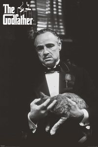 Pyramid The Godfather Black and White Cat Poster 61x91.5cm.