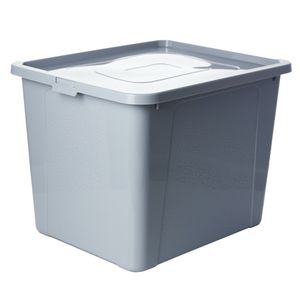 Plastový Kontajner S Vekom Multibox 40X33X30 Cm, 30 L, Sivý