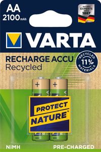 Varta Akku RECHARGE Recycled AA HR6 2100mAh 2St.