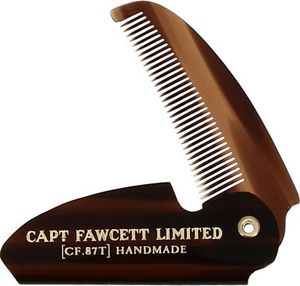 Captain Fawcett Folding Pocket Moustache Comb