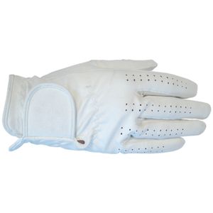 Henselite - Herren Bowls-Handschuh für Rechtshänder, Leder RD1736 (M) (Weiß)