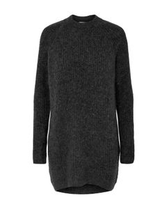 MSCH Ellen Rib Pullover Pulli Longsleeve Sweatshirt Sweater Schwarz Grau Alpaca Grösse 36 Farbe Grau