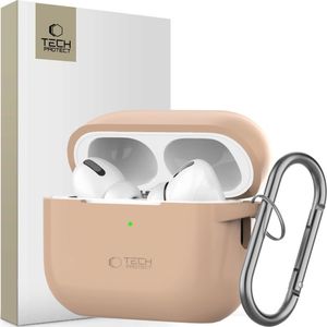 Tech-Protect Silicone Hook Apple Airpods Pro 1/2 Caffe Latte