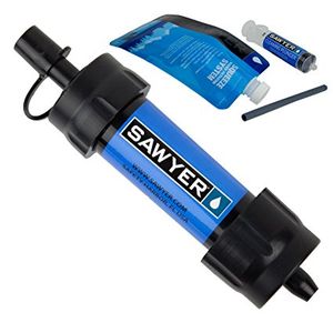 Cestovný vodný filter SP128 Mini modrý