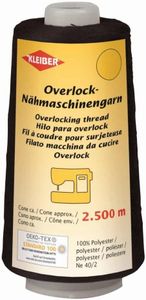 KLEIBER Overlock-Nähmaschinengarn 2.500 m schwarz