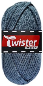 100 Gramm Twister Meran aus 100 % Polyacryl 54 Jeansblau