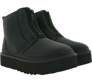 UGG Australia Damen Plateau-Boots Stiefel W Neumel Platform Zip Schwarz, Größe:40
