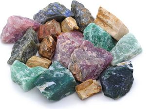 LAVISA Premium Heilsteine Edelsteine Mischungen | Natürliche Kristalle für Dekoration und Wohlbefinden | 100% Natursteine Mineralsteine (Waldmischung)