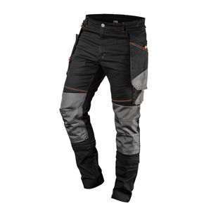 NEO TOOLS Arbeitshose HD Slim – Schutzhose Hose - Hose Sicherheitshose - mit abnehmbaren Taschen - Größe: XL