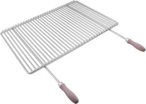 Nerezový rošt s nastavitelnou šířkou 65-90x45cm s rukojetí