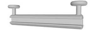 Schlaufengleiter, 28 Stück. , für 5 cm Schlaufen, zum Dekorieren von Schlaufenschals / Schlaufenvörhängen an einer Gardinenstange oder Gardinenschiene