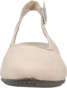 Rieker Damen Pumps einfarbige Slingpumps mit kleinem Blockabsatz 47060, Größe:41 EU, Farbe:Beige Rieker Damen Pumps einfarbige Slingpumps mit kleinem Blockabsatz 47060, Größe:41 EU, Farbe:Beige
