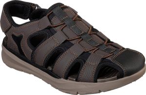 Skechers Men's USA Street Wear RELONE HENTON Sandalen Men Braun, Schuhgröße:39.5 EU